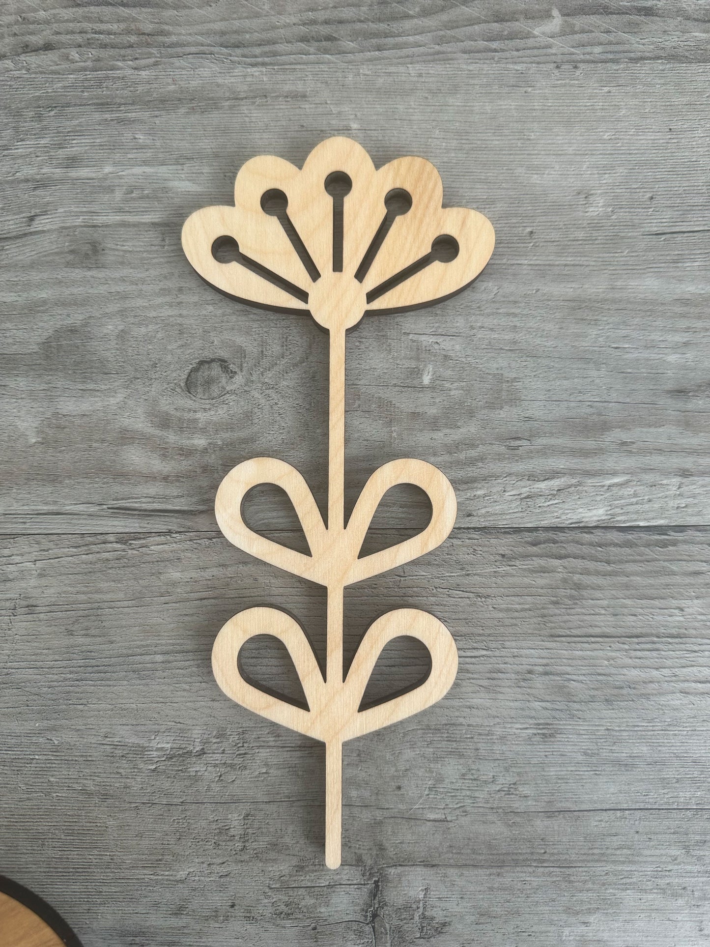 Scandinavian Folk Art Flowers #2