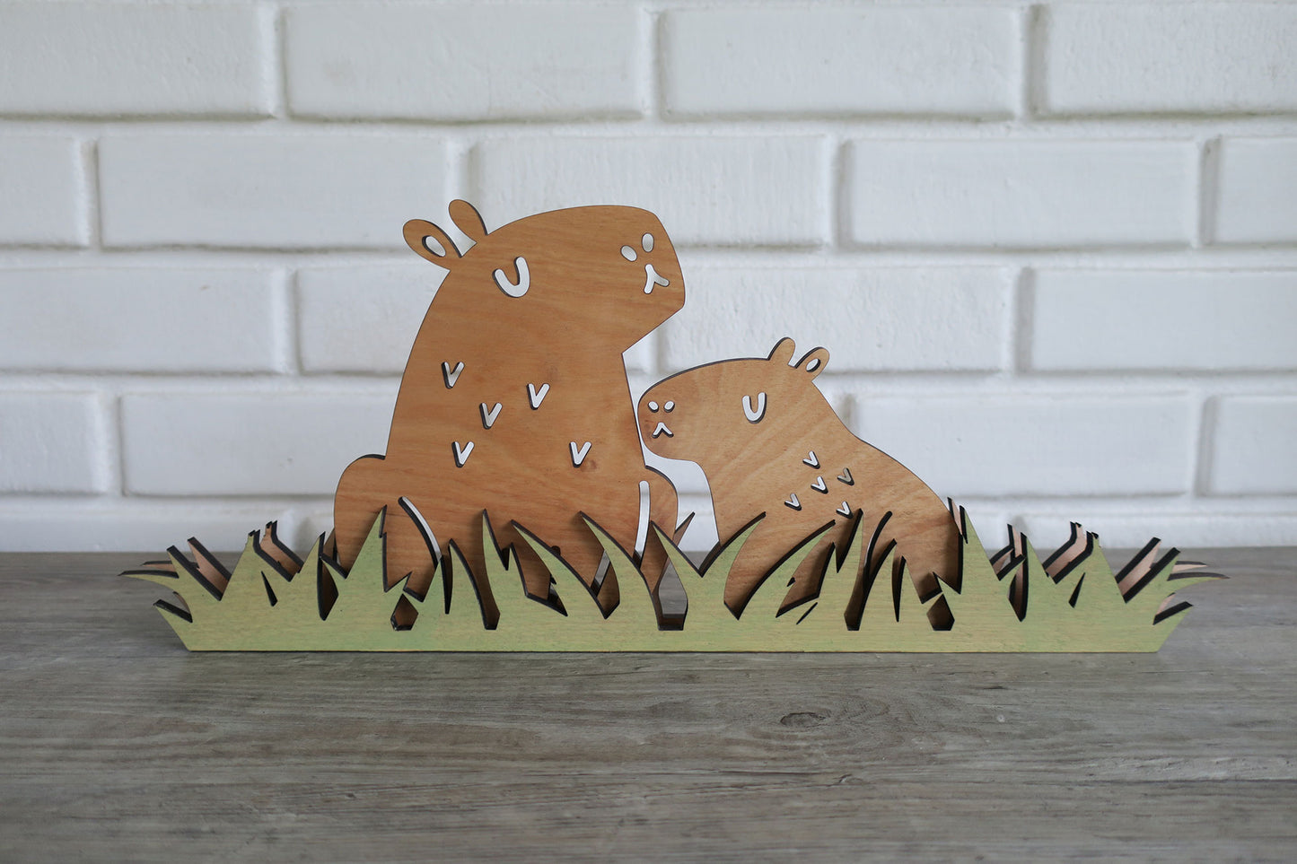 Capybara Nursery Shelf or Wall Decor