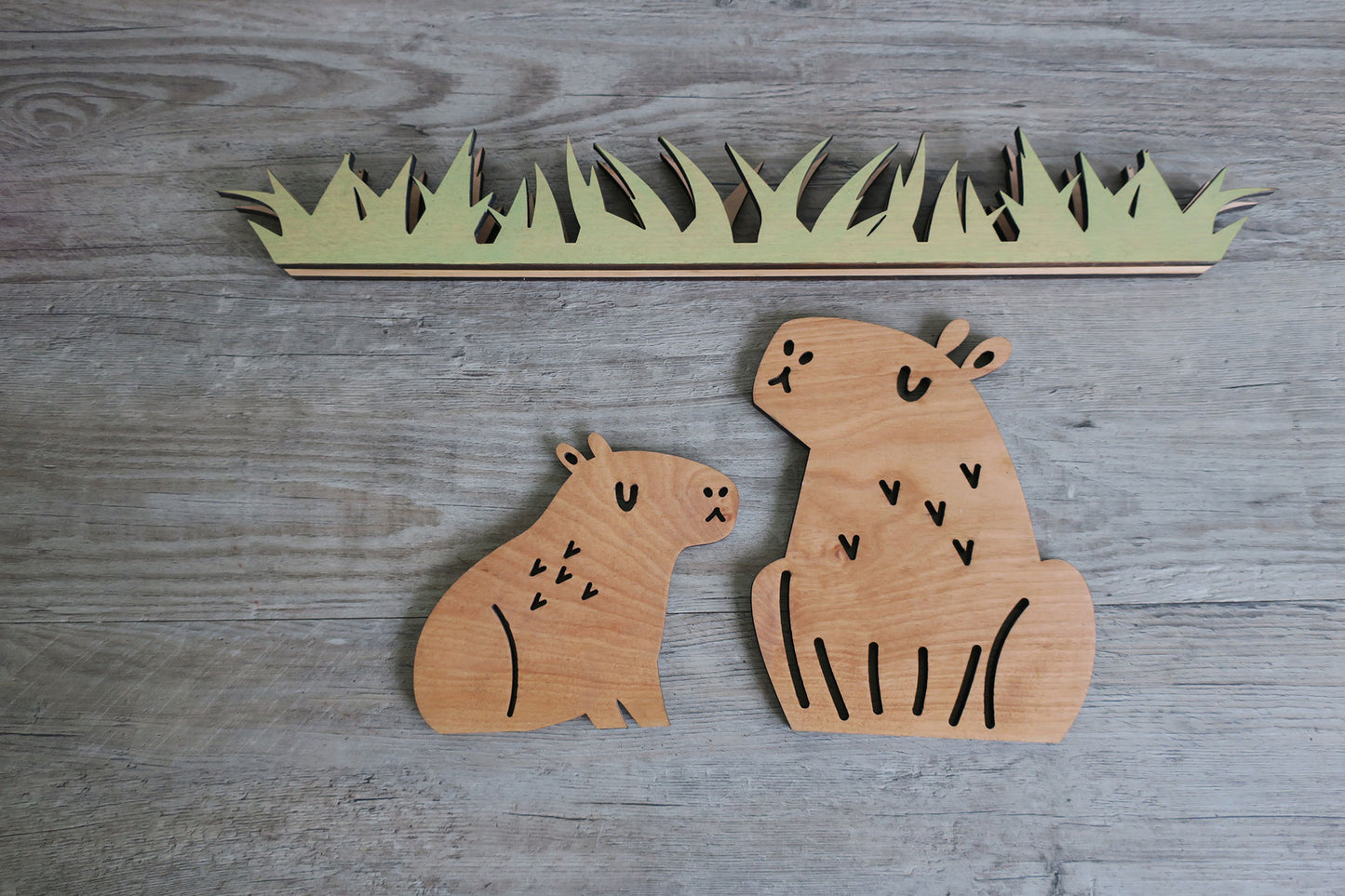 Capybara Nursery Shelf or Wall Decor