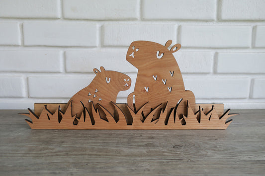 Capybara Nursery Shelf or Wall Decor