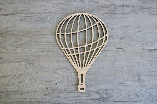 Wooden balloon wall decor