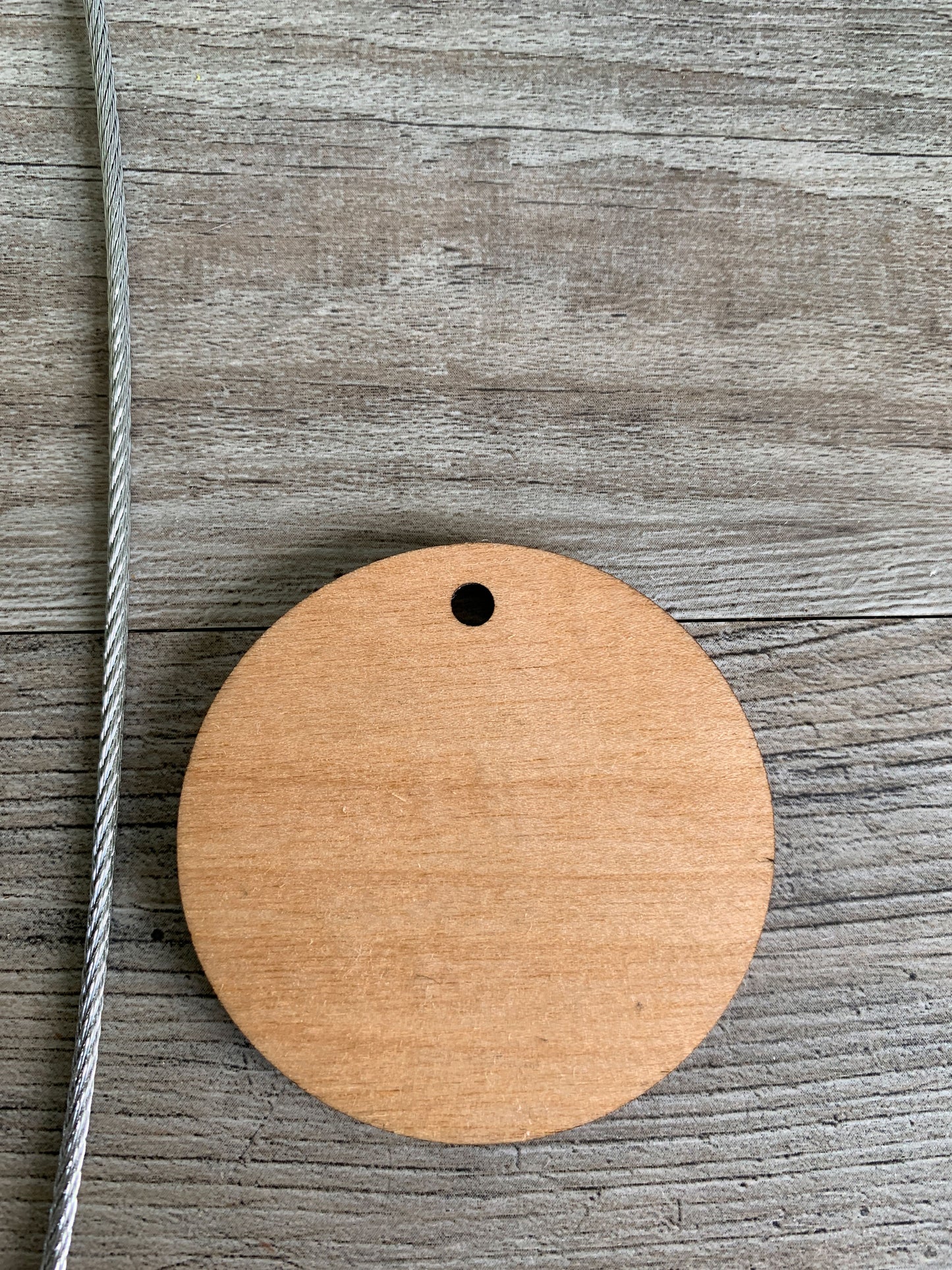 Wild & Free Wood Keychain