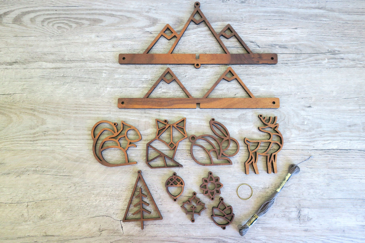 Woodland Baby Nursery Mobile Kit