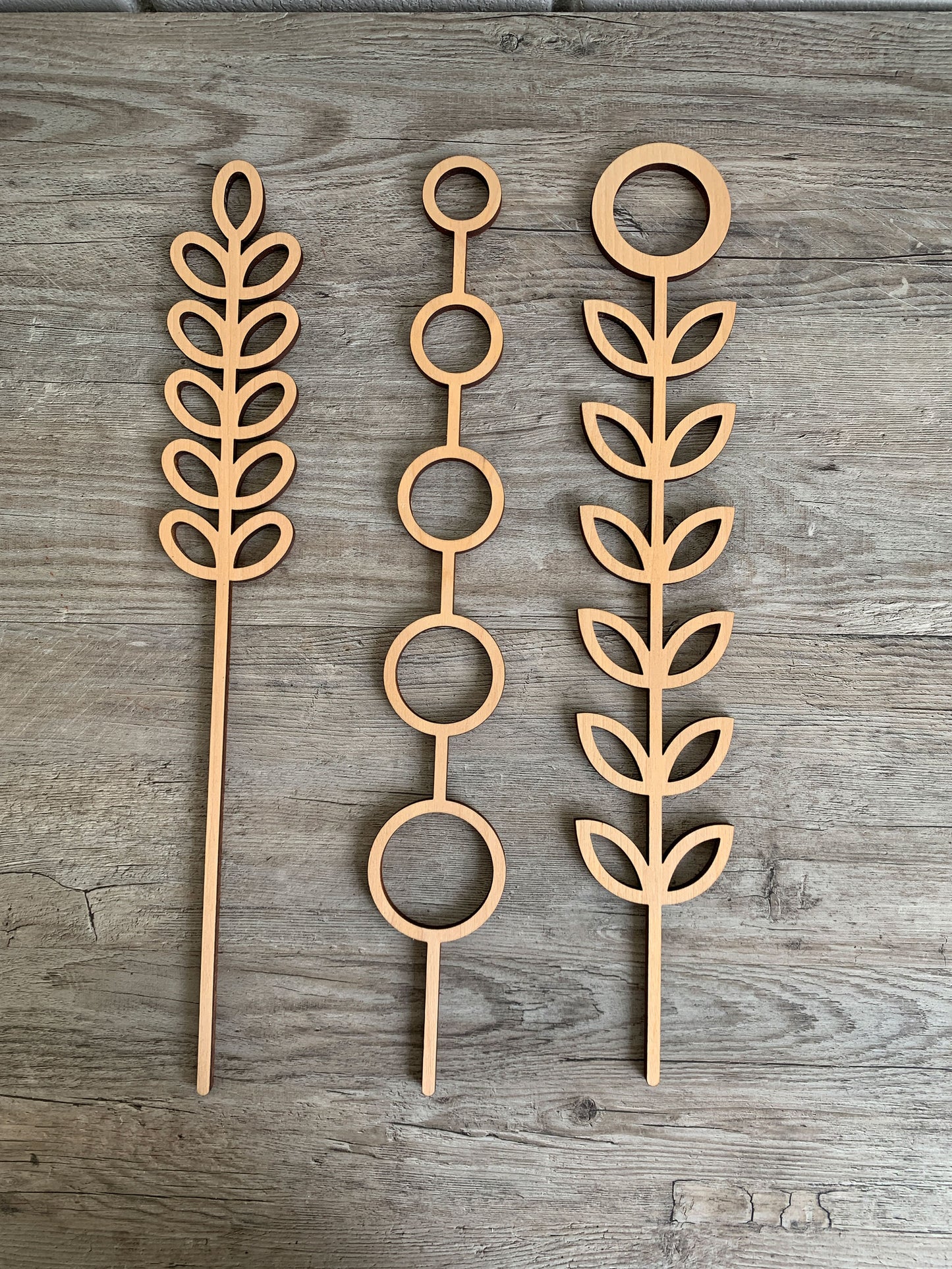 Skinny Scandinavian Folk Art Flowers