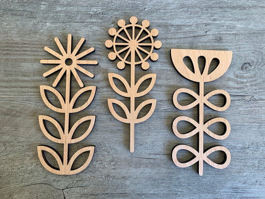 Scandinavian Folk Art Flowers