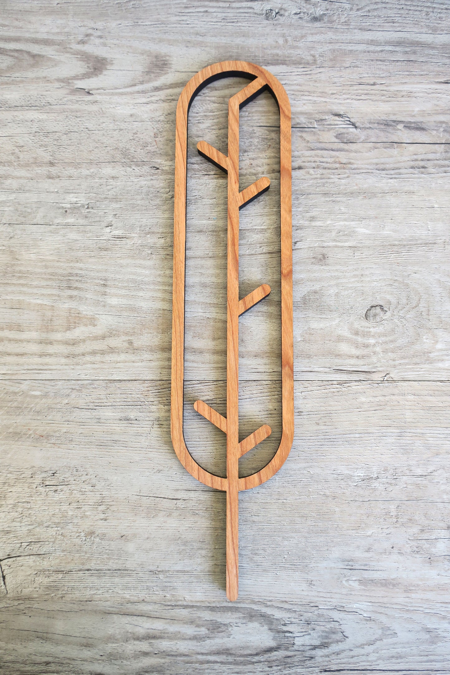 Set of 3 Wooden Feathers