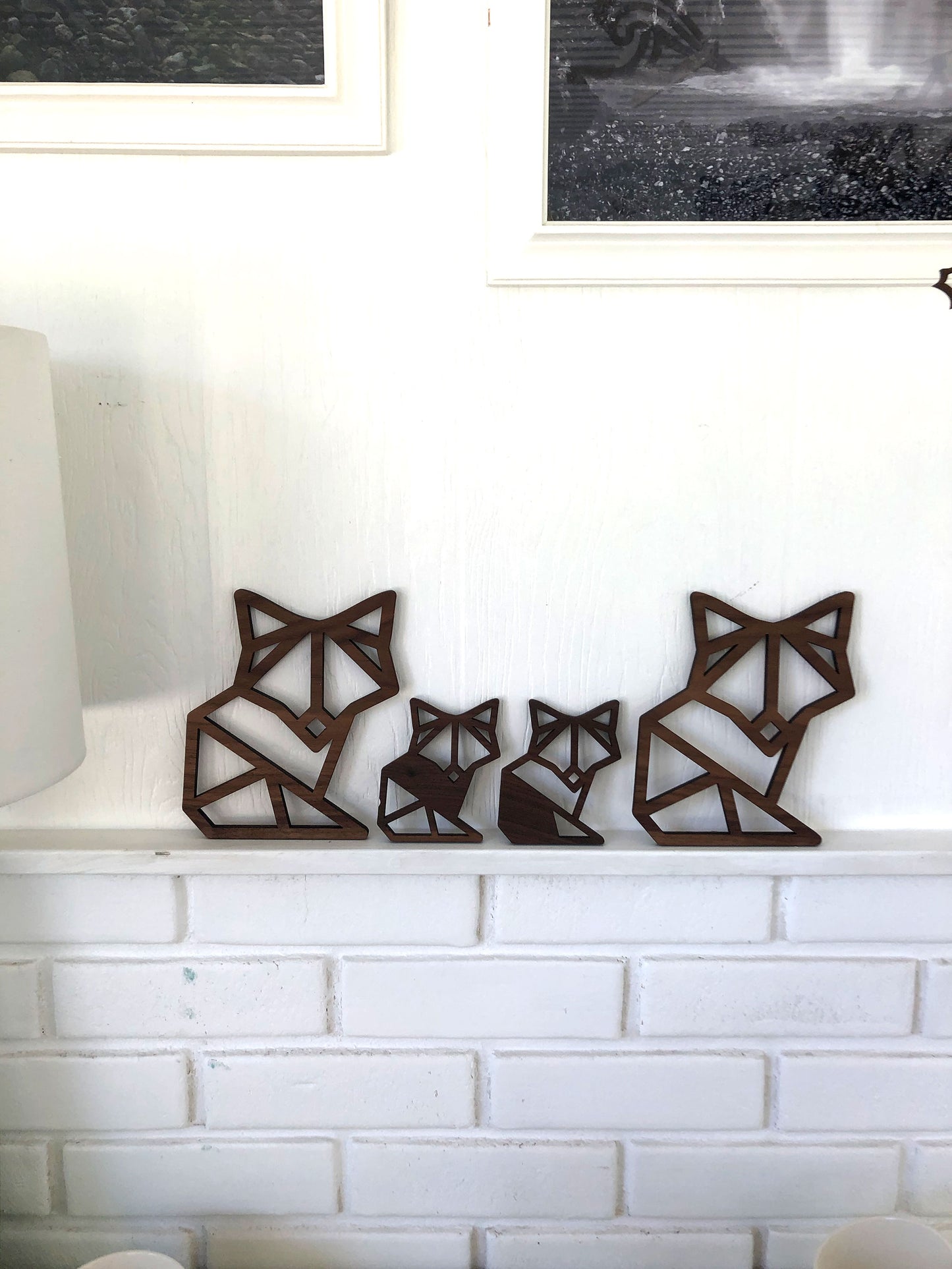Flin and Fae Fox with 2 Kids : Woodland Nursery Decor