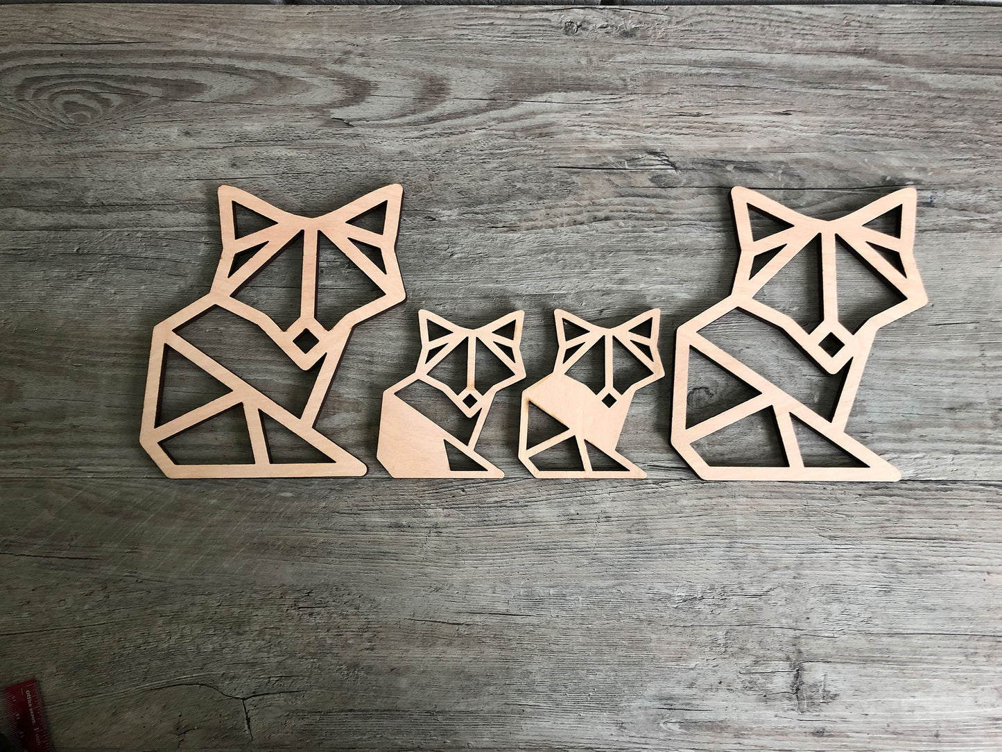 Flin and Fae Fox with 2 Kids : Woodland Nursery Decor
