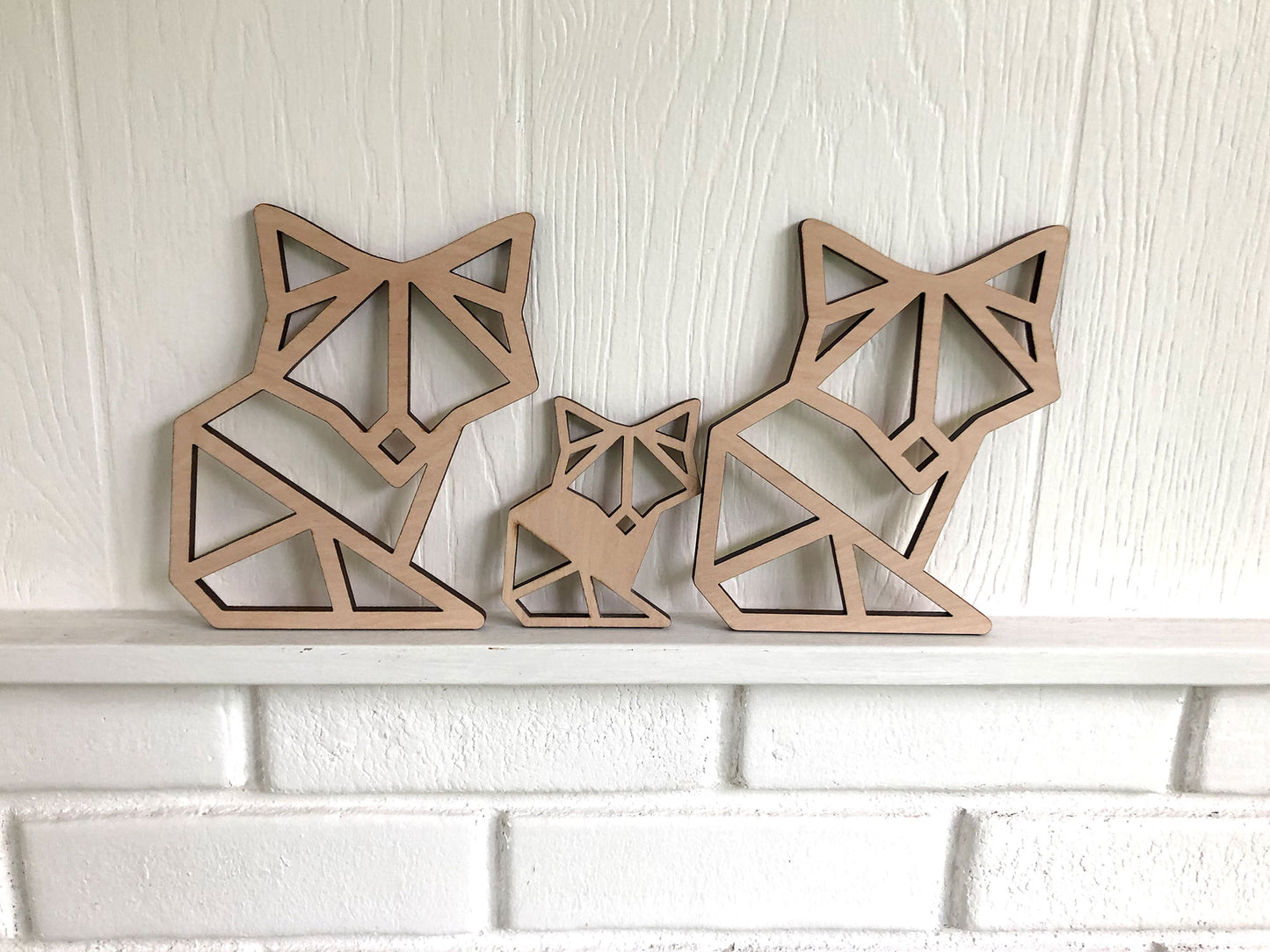 Flin and Fae Fox with Kid : Woodland Nursery Decor