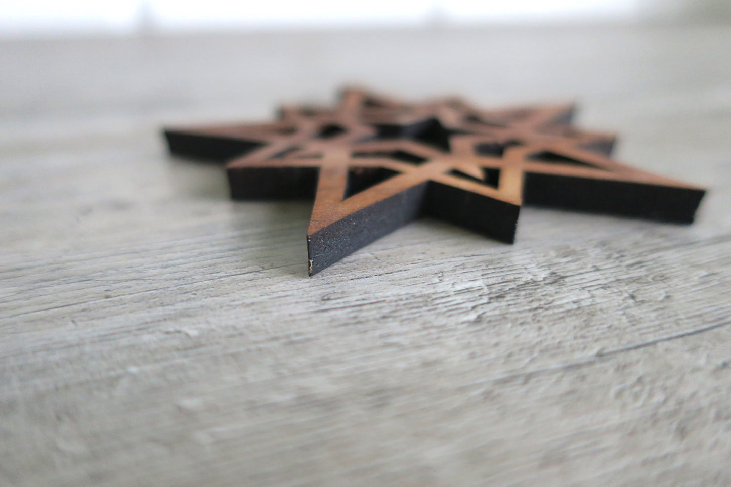 Wooden Star Ornament