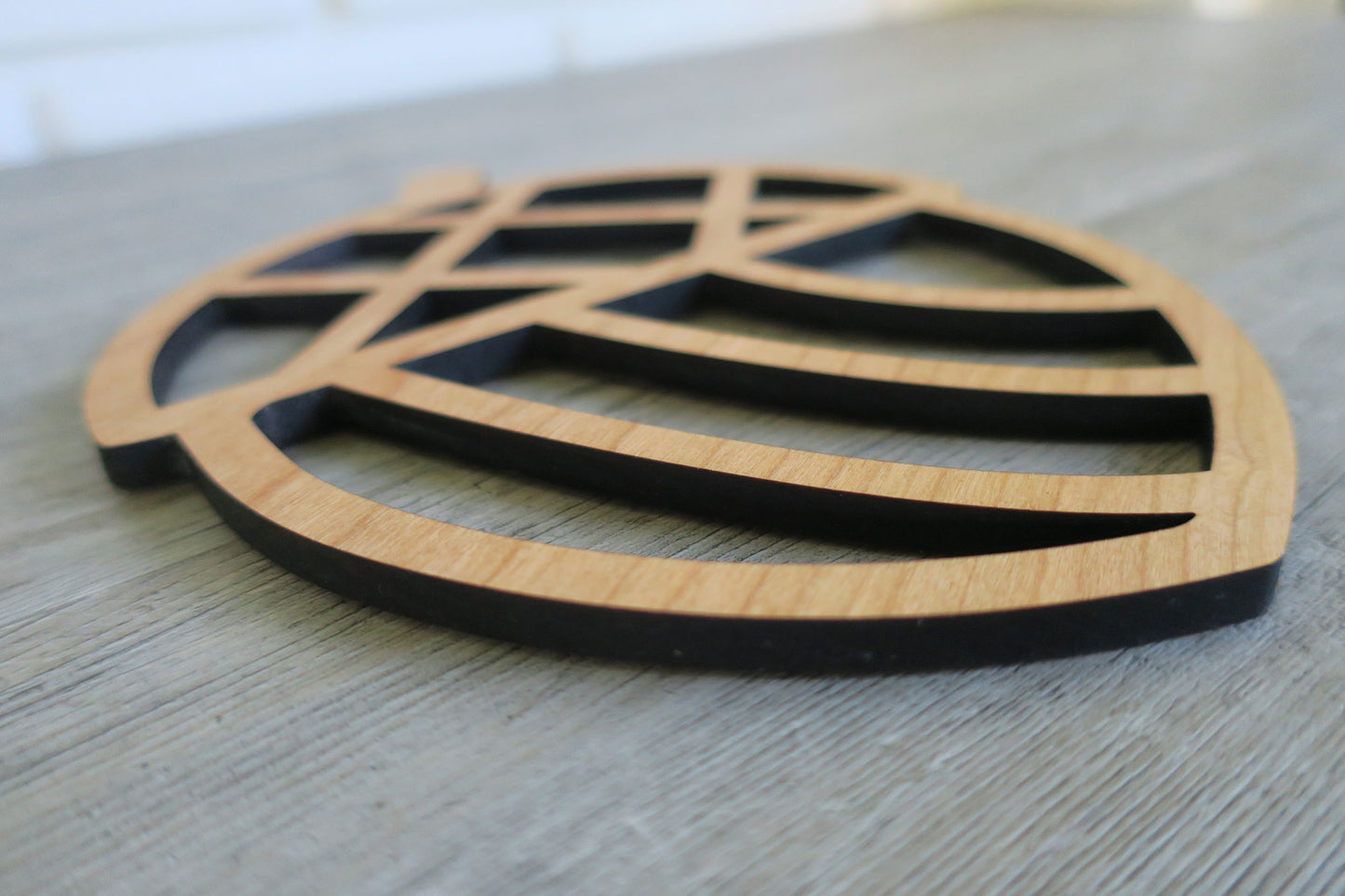 Wood Acorn Wall Decor