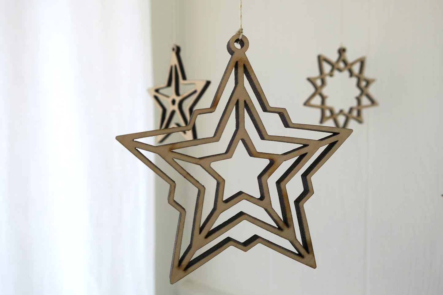 Moon and Stars Baby Nursery Mobile