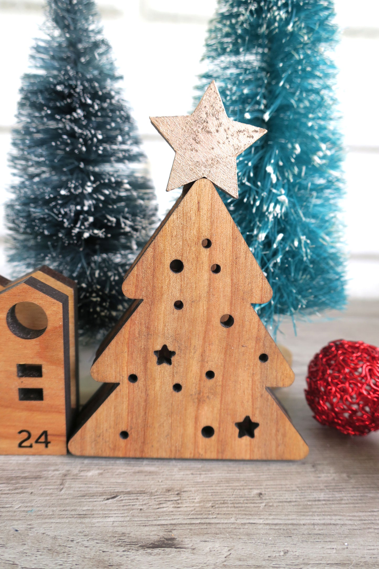 Wooden Advent Calendar for Kids or Adults
