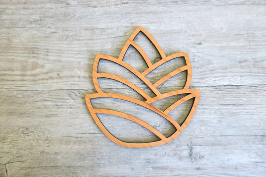 Wooden Pinecone Wall Decor
